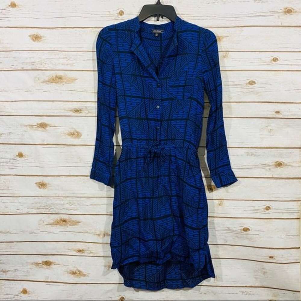 Lucky Bread women’s long sleeve‎ button front dress size XS